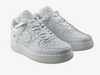 LV Air Force 1 White Embossed