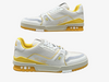 LV Trainer Sneaker White Yellow