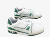 LV Trainer Sneaker Green White