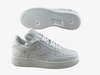 LV Air Force 1 White Embossed