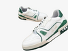 LV Trainer Sneaker Green White