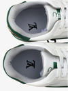 LV Trainer Sneaker Green White