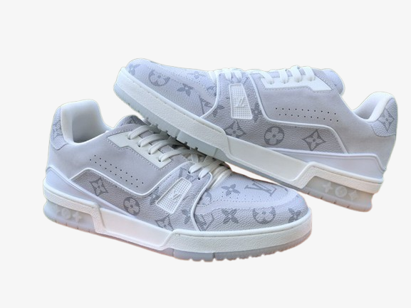 Louis Vuitton White and Grey