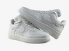 LV Air Force 1 White Embossed