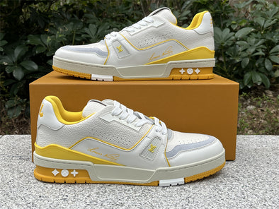 LV-Trainer-Sneaker-White-Yellow